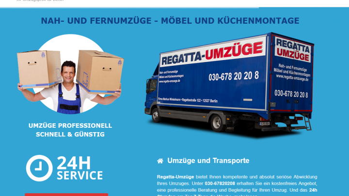 referenz regatta umzuege berlin webdesign